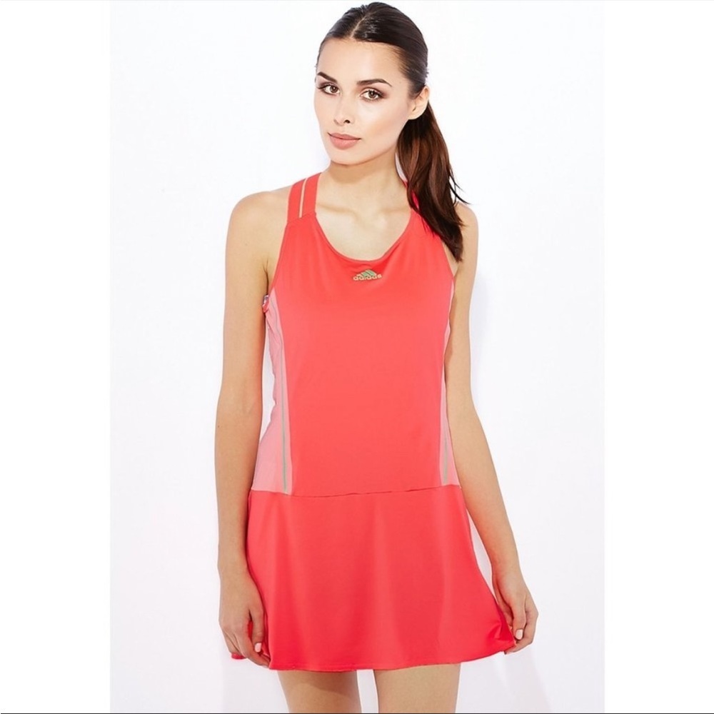 Adidas Racerback Adizero Tennis Dress in Pink Size Small